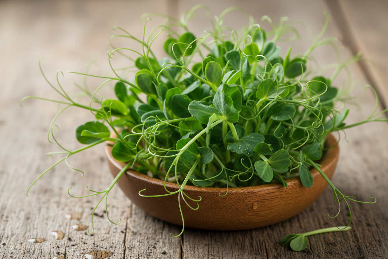 Microgreens: Pea & tendril shoots